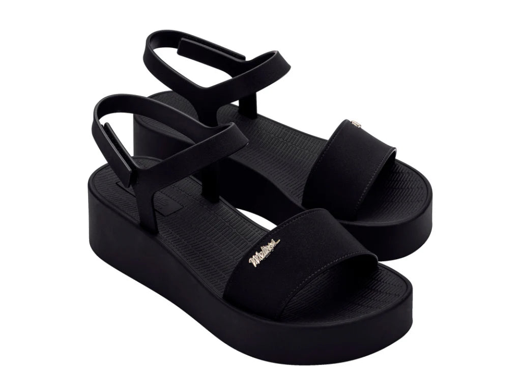 MELISSA SUN LAGUNA PLATFORM AD – BLACK