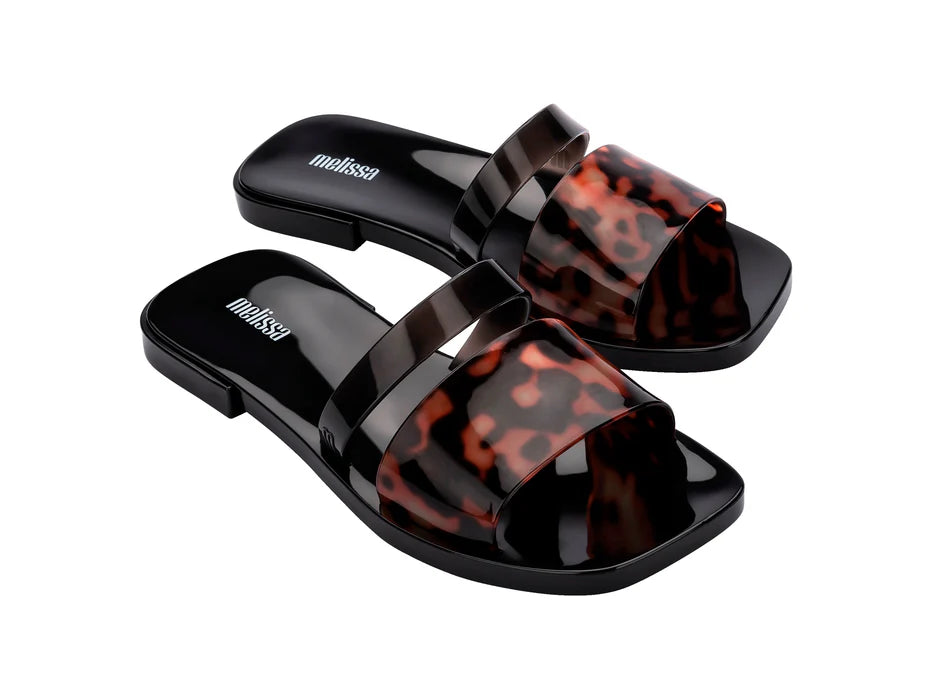 MELISSA IVY SLIDE II AD – BLACK/TORTOISESHELL