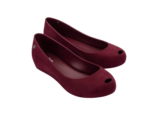 MELISSA ULTRAGIRL VELVET AD – RED FLOCKED