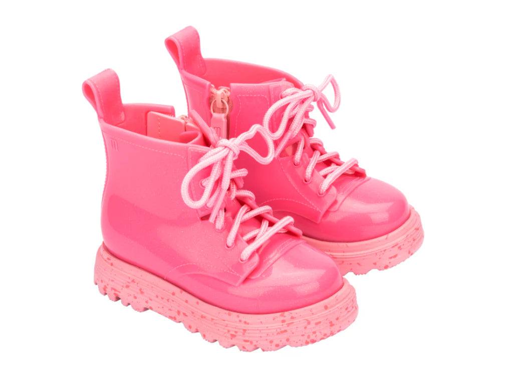 MINI MELISSA COTURNO BB – PINK/GLITTER PINK