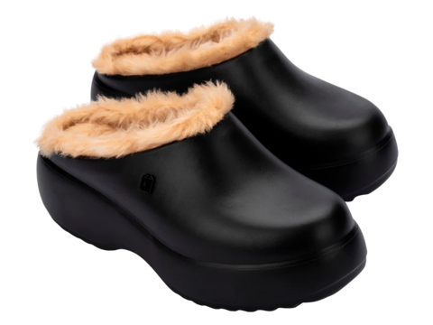 MELISSA FREE CLOG FLUFFY PLATFORM AD