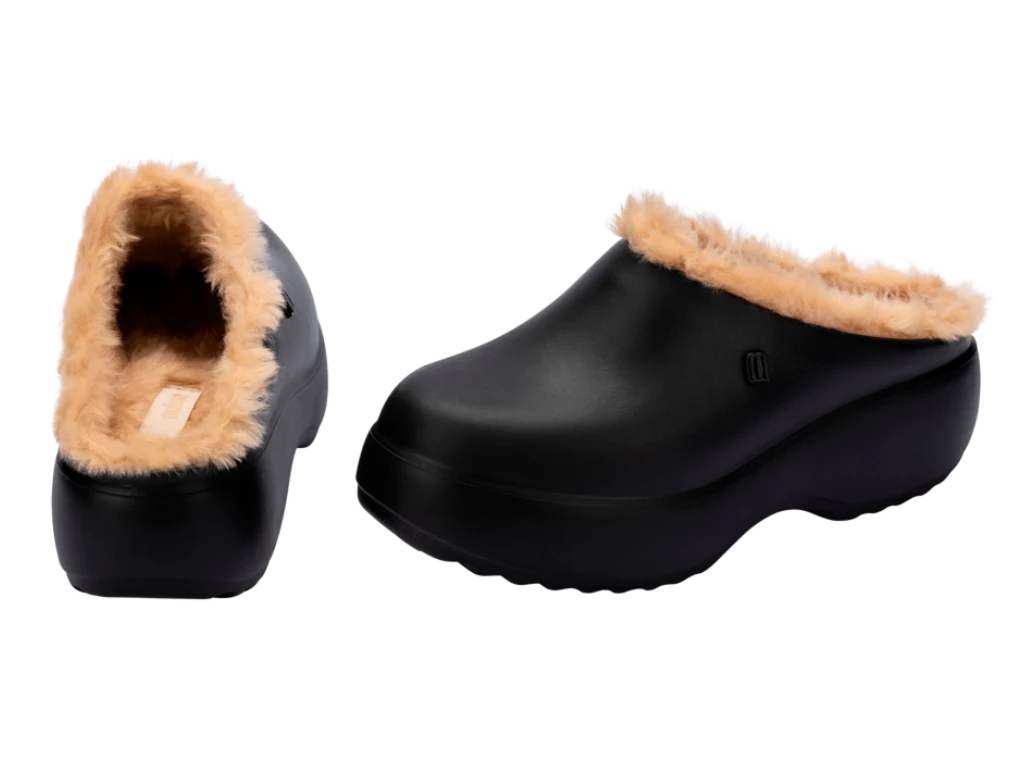 MELISSA FREE CLOG FLUFFY PLATFORM AD – 