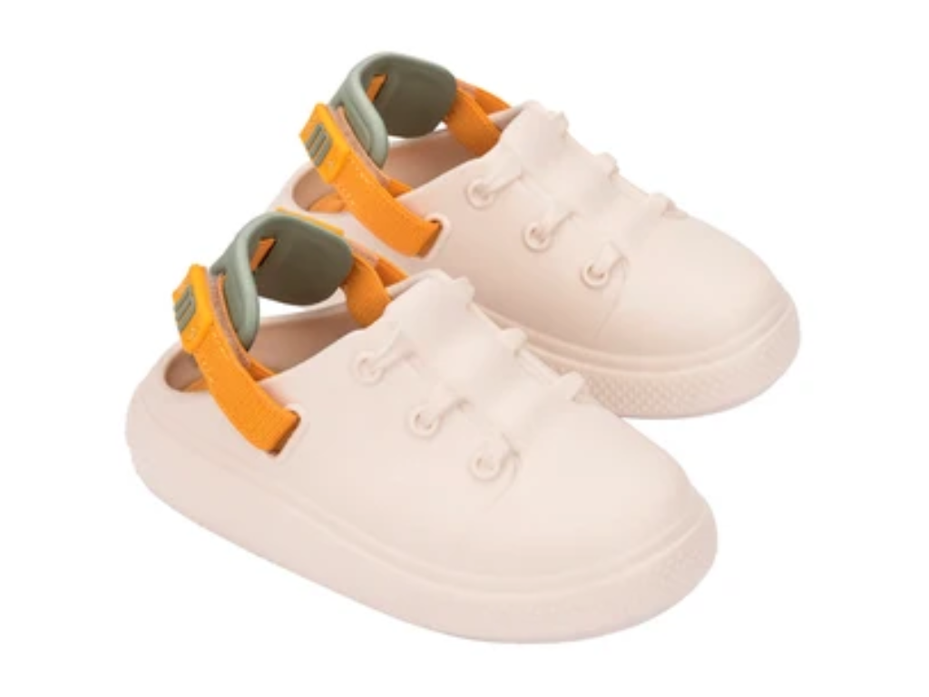 MINI MELISSA CHARLIE BB – BEIGE/YELLOW/GREEN