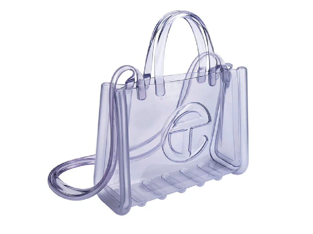 MELISSA X TELFAR MEDIUM JELLY SHOPPER II – CLEAR