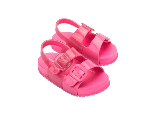 MINI MELISSA COZY SANDAL BB – PINK/GLITTER