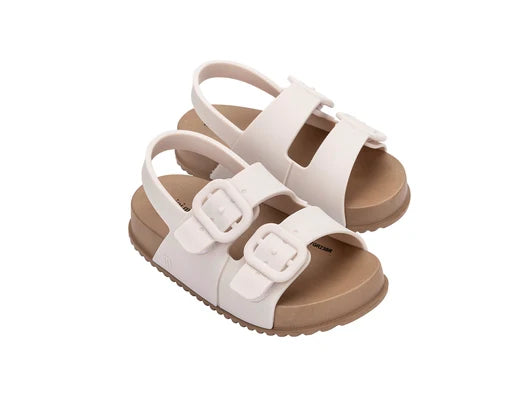 MINI MELISSA COZY SANDAL BB – BROWN/WHITE