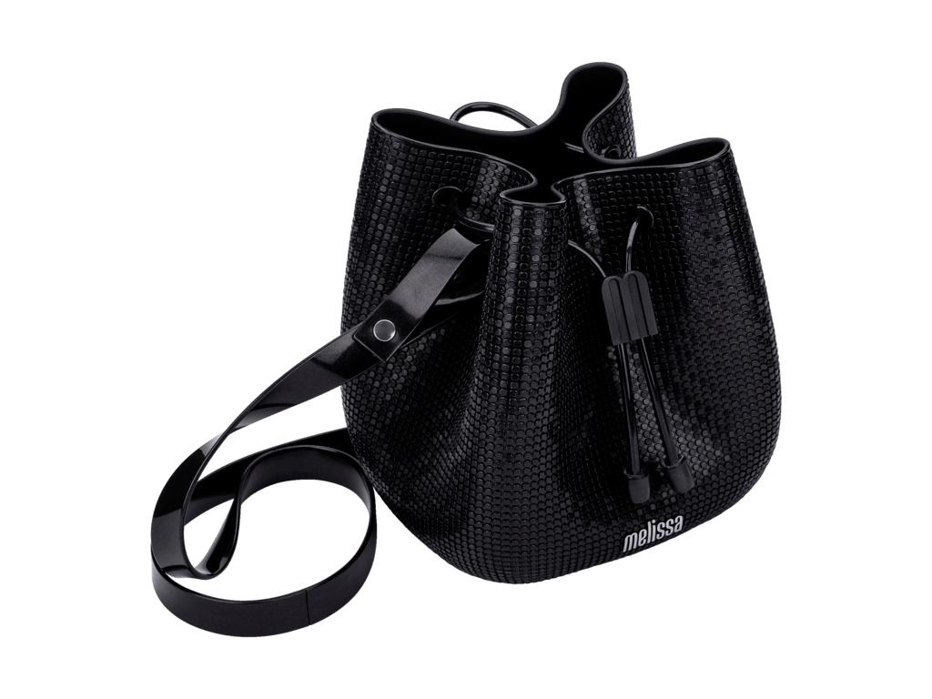 MELISSA LUX BAG – METALLIC BLACK